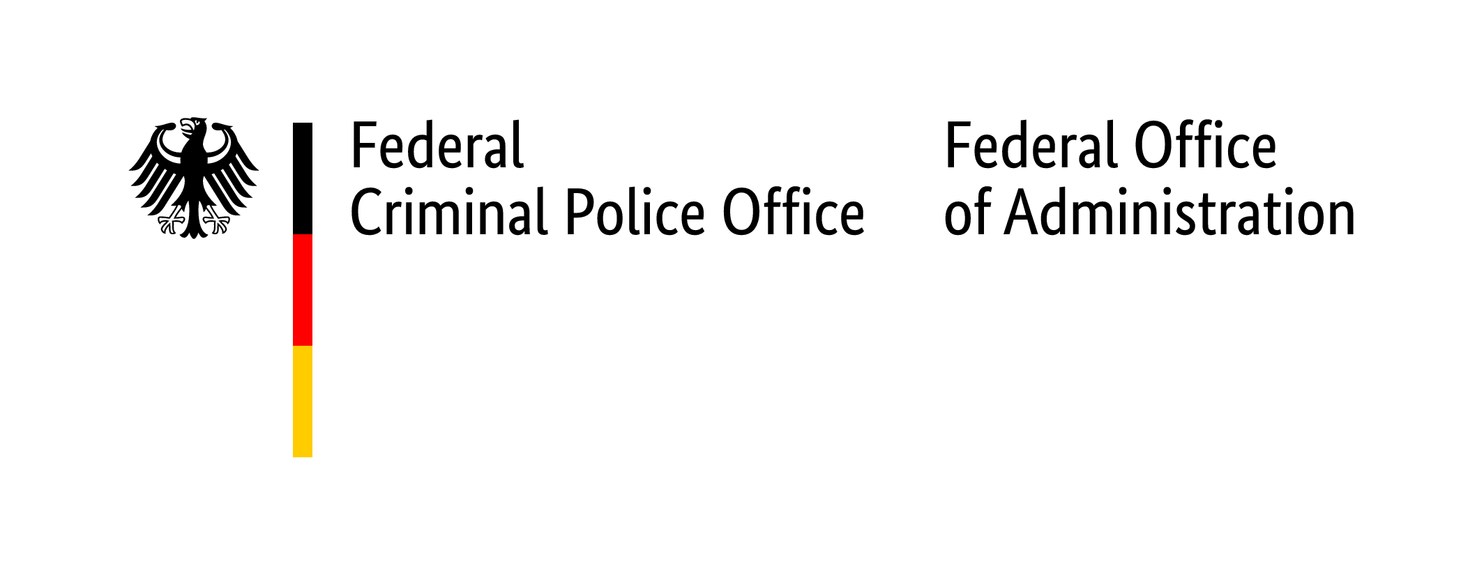 Logo: Federal Criminal Police Office and Federal Office of Administration and external link to the website of Federal Office of Adminitration